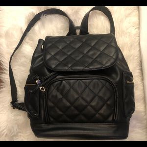black backpack